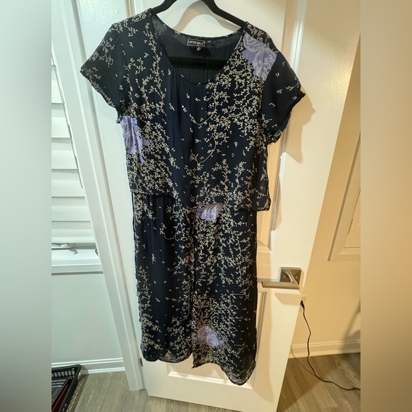 Navy blue midi dress in medium - Picture 6 of 6